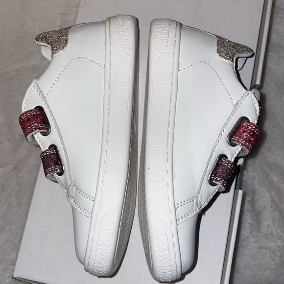 NWT Naturino HASSELT 2 VL. Leather and Glitter Girls Sneakers - Picture 13 of 16